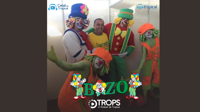 Trops recebe Bozó, seu nome que já diz tudo, diversão e alegria